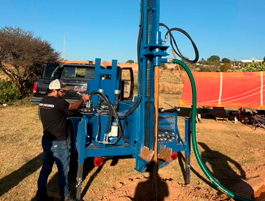 Detalle perforadora MP-100